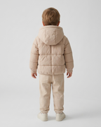 Conjunto niña invierno 2 piezas chaqueta acolchada y pantalón de algodón rosa en España
