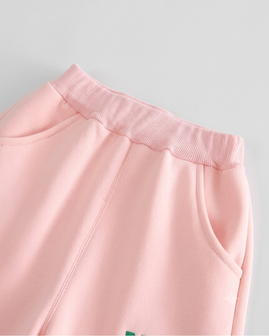 Conjunto niña invierno 2 piezas con sudadera con capucha y pantalón con forro de peluche | ropa bebé niña en España