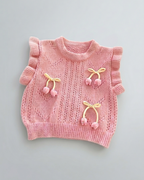 Conjunto Niña Acampanado Encaje 3 Piezas ,Elegante