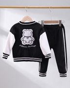 Conjunto Deportivo Niño Bear Cool Chaqueta Varsity de Algodón