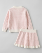 Conjunto niña invierno 2 piezas ropa infantil elegante con falda y chaqueta en España