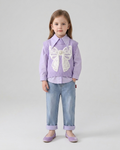 Conjunto niña 3 piezas invierno: camisa manga larga, chaleco de lana y pantalón vaquero en España