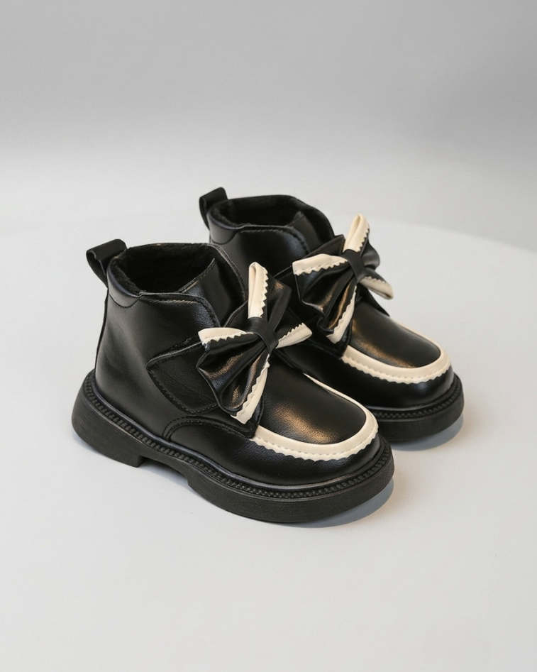 Zapato de invierno elegante con un lazo lujoso en España