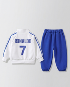Chándal niño fútbol Ronaldo 3 piezas . conjunto deportivo infantil chaqueta, pantalón y bandolera en España