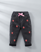 Pantalón Vaquero Infantil Afelpado Calidez y Estilo para el Invierno