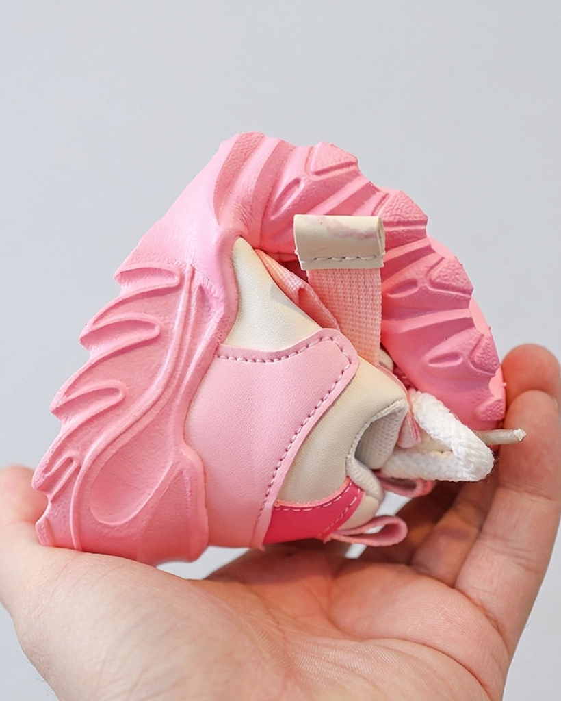 Zapato Rosa Deportivo Niña Cómodo