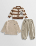 Conjunto infantil 3 piezas bebé y niño: suéter de punto, camiseta de algodón y pantalón cómodo  ropa bebé y ropa infantil invierno en España