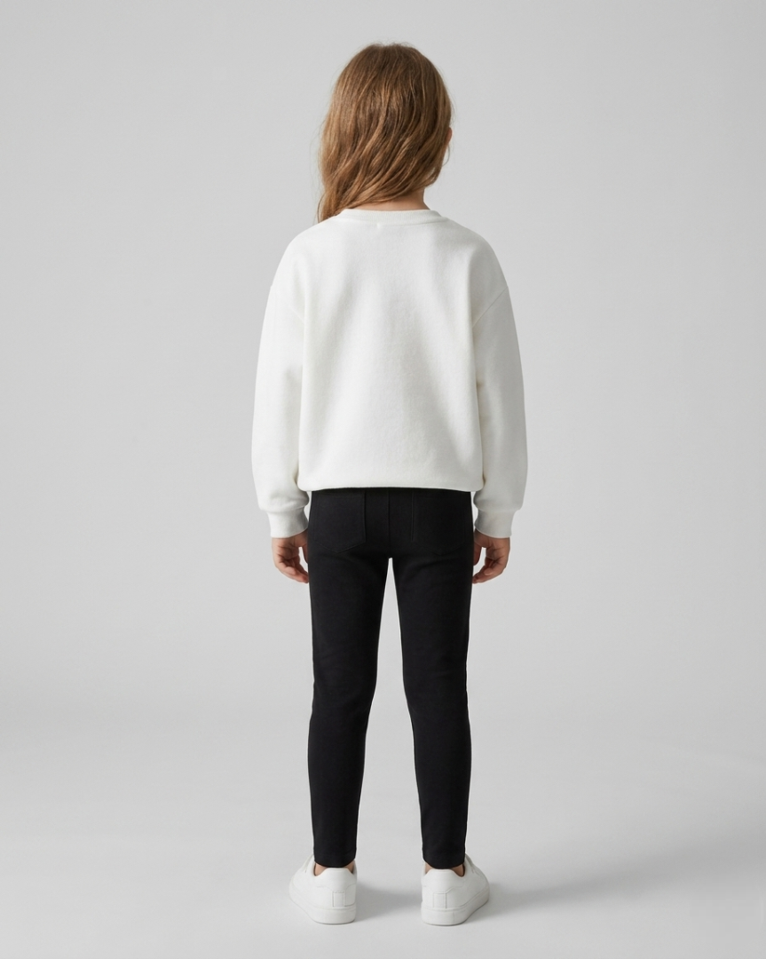 Conjunto niña invierno 2 piezas ropa infantil con estampado de gatos y leggings  principios de invierno en España