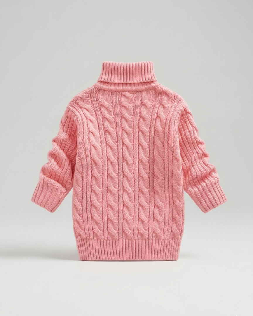 Suéter niño cuello alto de punto con oso ropa infantil invierno Ideal para clima otoñal y  en España