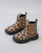 Botas Leopardo Invierno Estilo Infantil