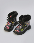 Botas Peluche Niña Invierno Cálido