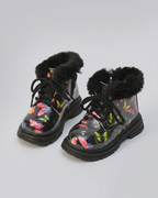 Botas Peluche Niña Invierno Cálido
