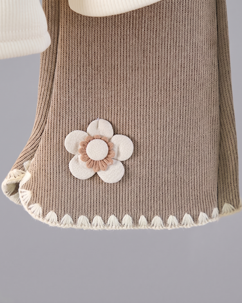 Conjunto Niña Floral 3 Piezas Invierno,Manga Larga