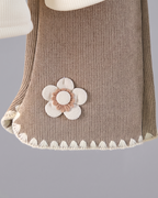 Conjunto Niña Floral 3 Piezas Invierno,Manga Larga