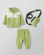 Conjunto ropa bebé invierno 2 piezas: chaqueta y pantalón con bolso pequeño tipo peluche  conjunto niño invierno en España