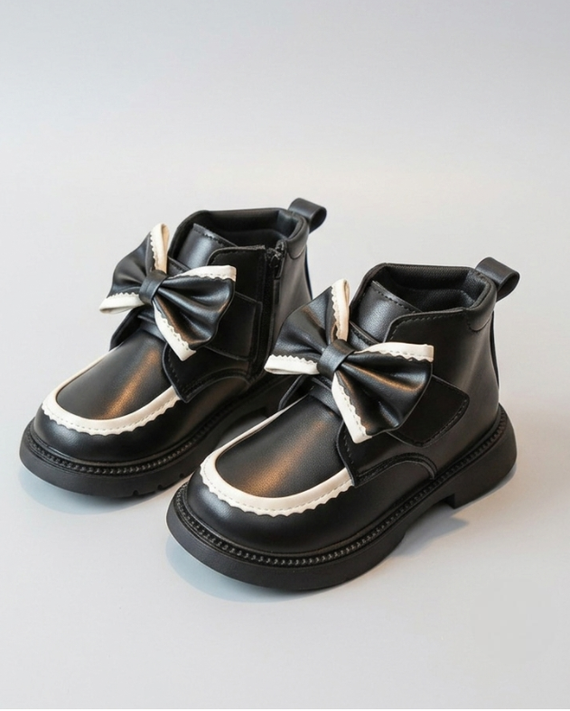 Zapato de invierno elegante con un lazo lujoso en España
