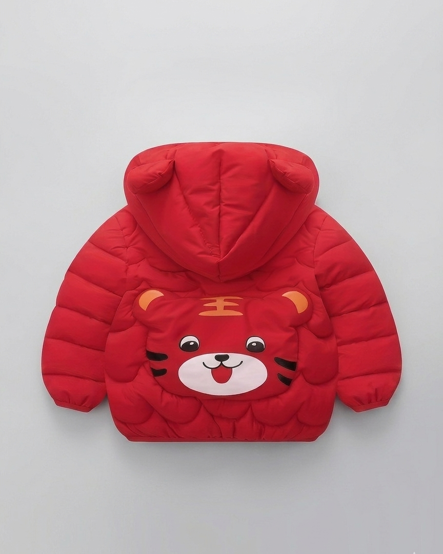 Chaqueta niño invierno acolchado con capucha y cremallera – ropa niño invierno,Ideal para clima otoñal en España
