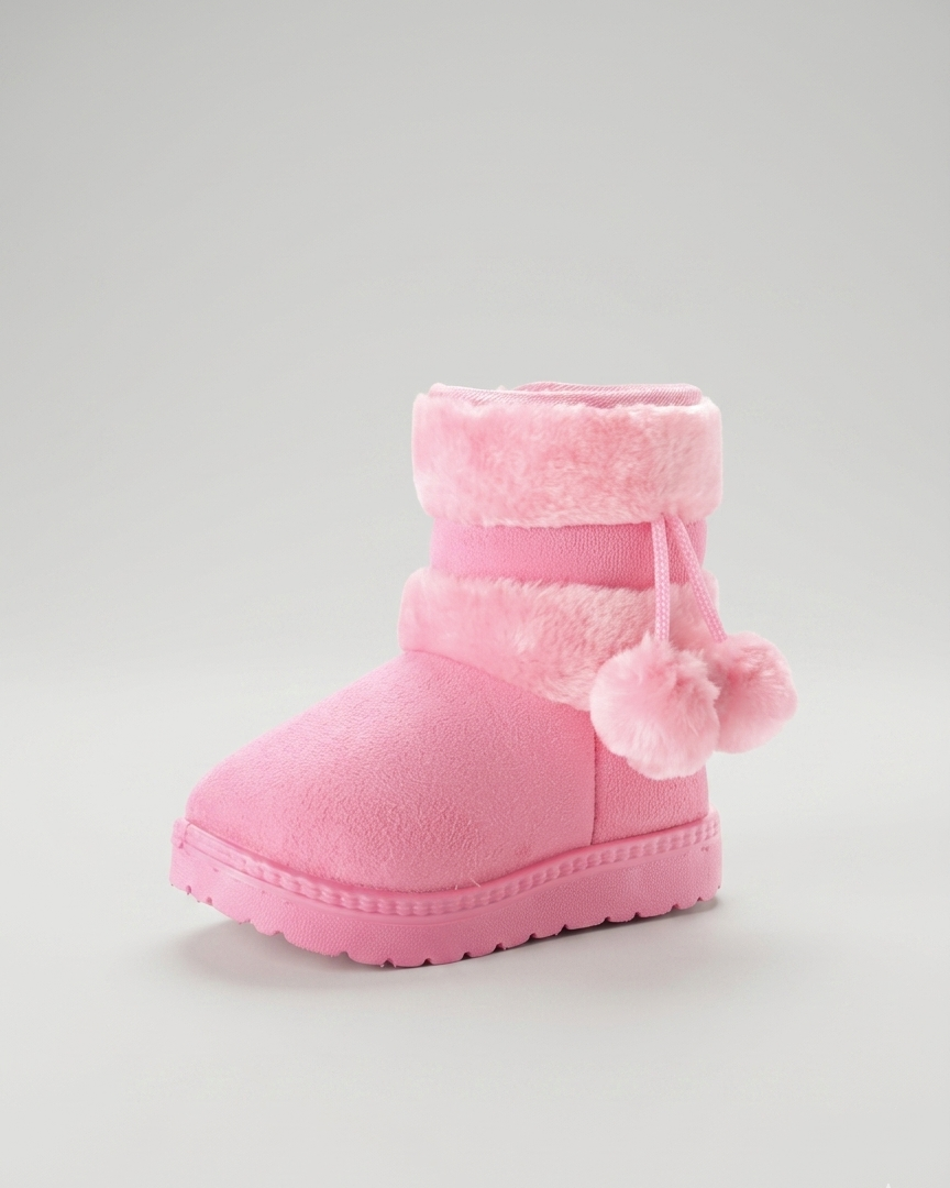 Bota cálida forrada de piel para el invierno en España