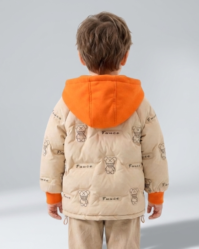 Chaqueta acolchada infantil con estampado de osos chaqueta ropa invierno infantil en España