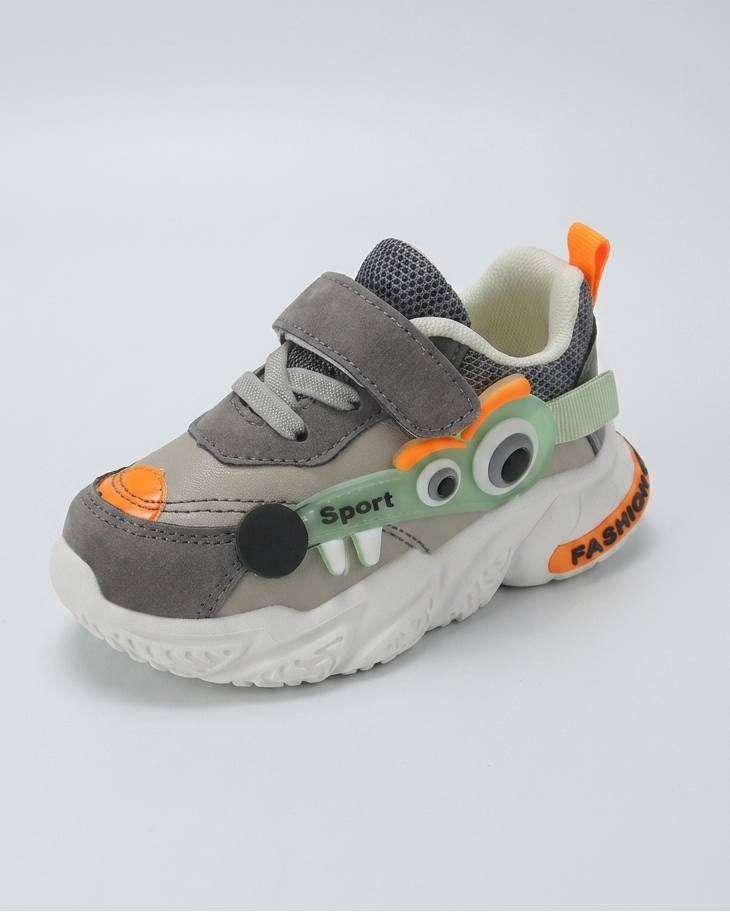 Zapato Cartoon Niño Ojos 3D