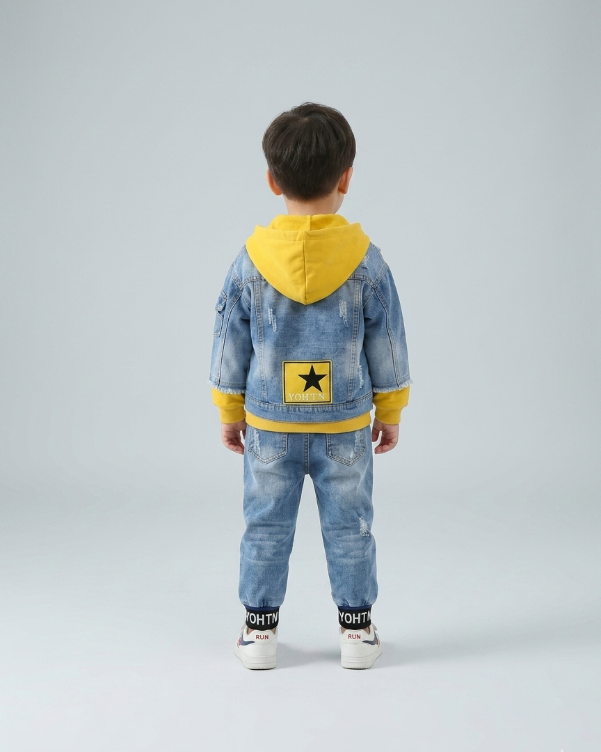 Conjunto niño ropa infantil 2 piezas camiseta manga larga y pantalón ,Ideal para primavera en España