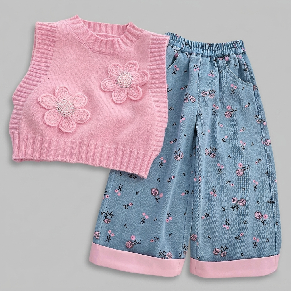 Conjunto niña elegante 3 piezas outfit niña
