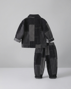 Conjunto vaquero bebé y niño de 3 piezas: chaqueta, camiseta y pantalón  ropa infantil , Ideal para primavera y para clima otoñal ,perfecto para los niños en España
