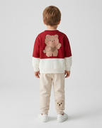 Conjunto bebé 3 piezas ropa infantil con diseño elegante de osito para niño y niña en España