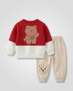 Conjunto bebé 3 piezas ropa infantil con diseño elegante de osito para niño y niña en España