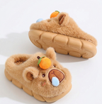 Pantufla de invierno cálida con diseño de dibujos animados en España