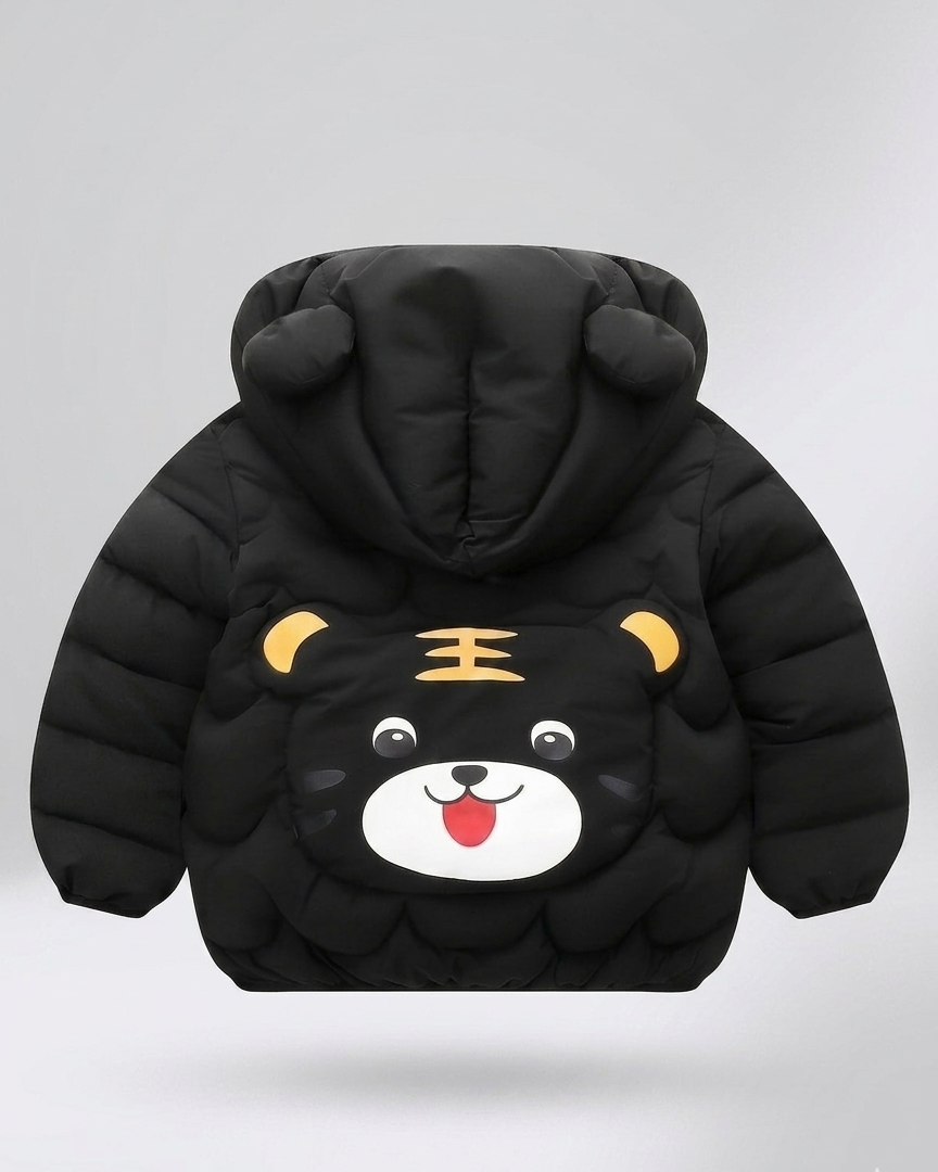 Chaqueta niño invierno acolchado con capucha y cremallera – ropa niño invierno,Ideal para clima otoñal en España