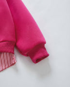 Conjunto Niña Bordado Floral 2 Piezas Elegante Rosa