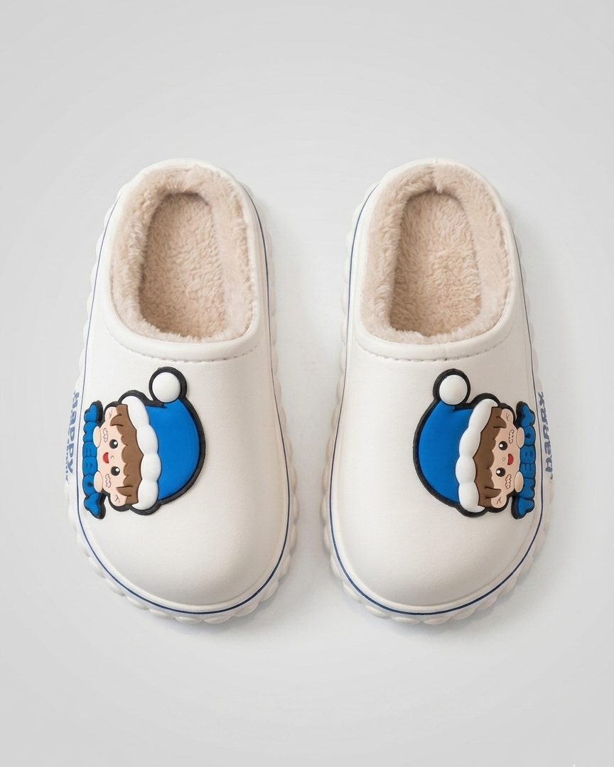 Zapatillas infantiles con forro cálido y diseño de dibujos animados en España