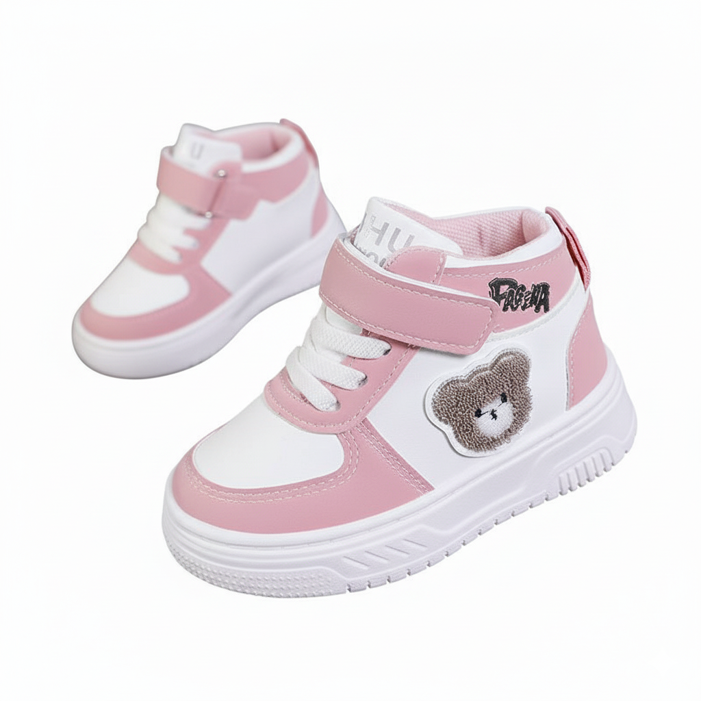 Zapatillas deportivas de diseño de goma con interior acolchado y cálido 