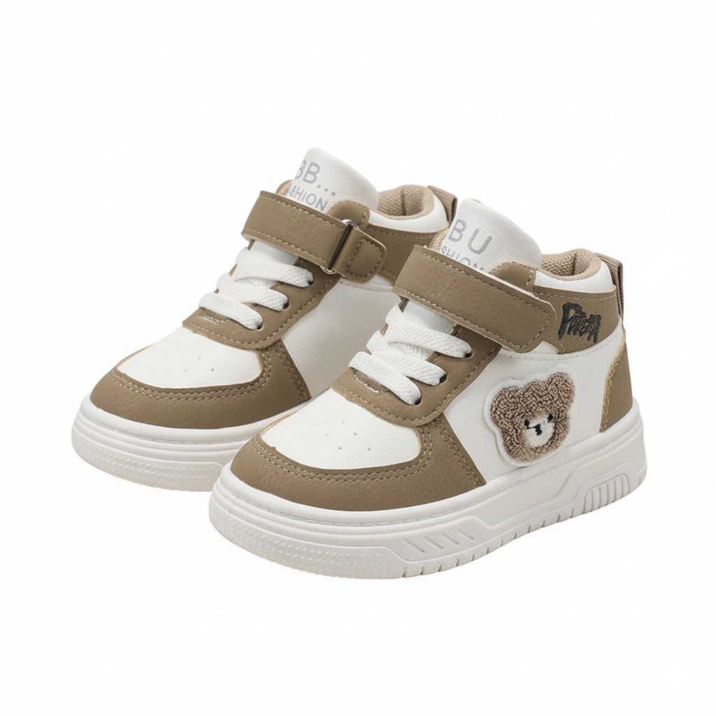 Zapatillas deportivas de diseño de goma con interior acolchado y cálido par de zapatillas 