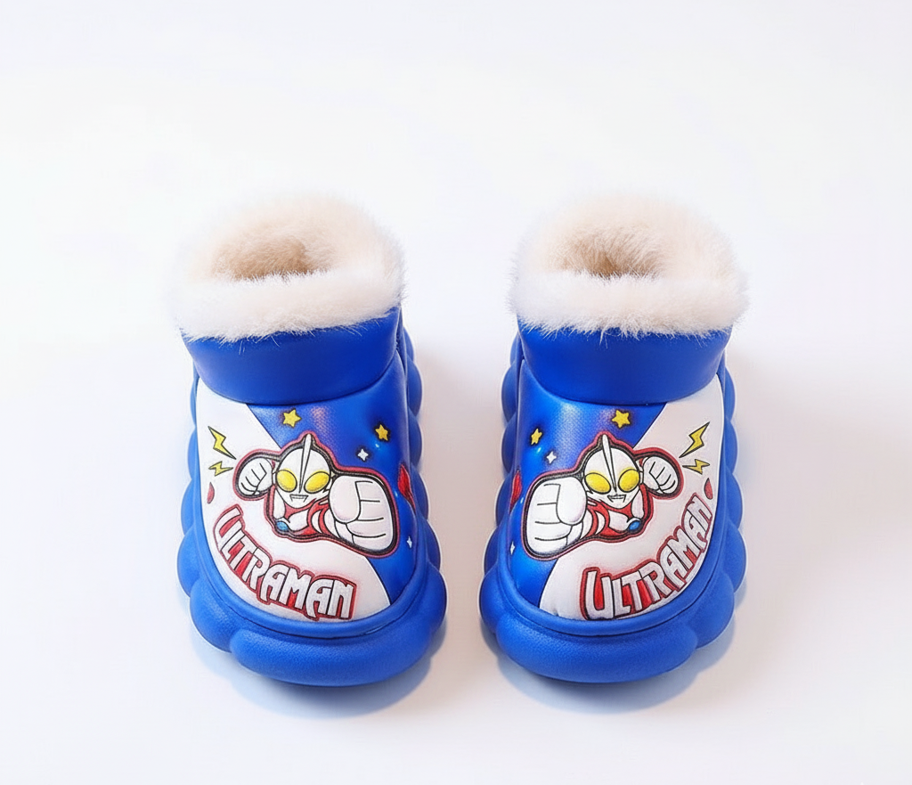 Bota de invierno “Ultraman” acolchada y cálida con diseño de dibujos animados en España