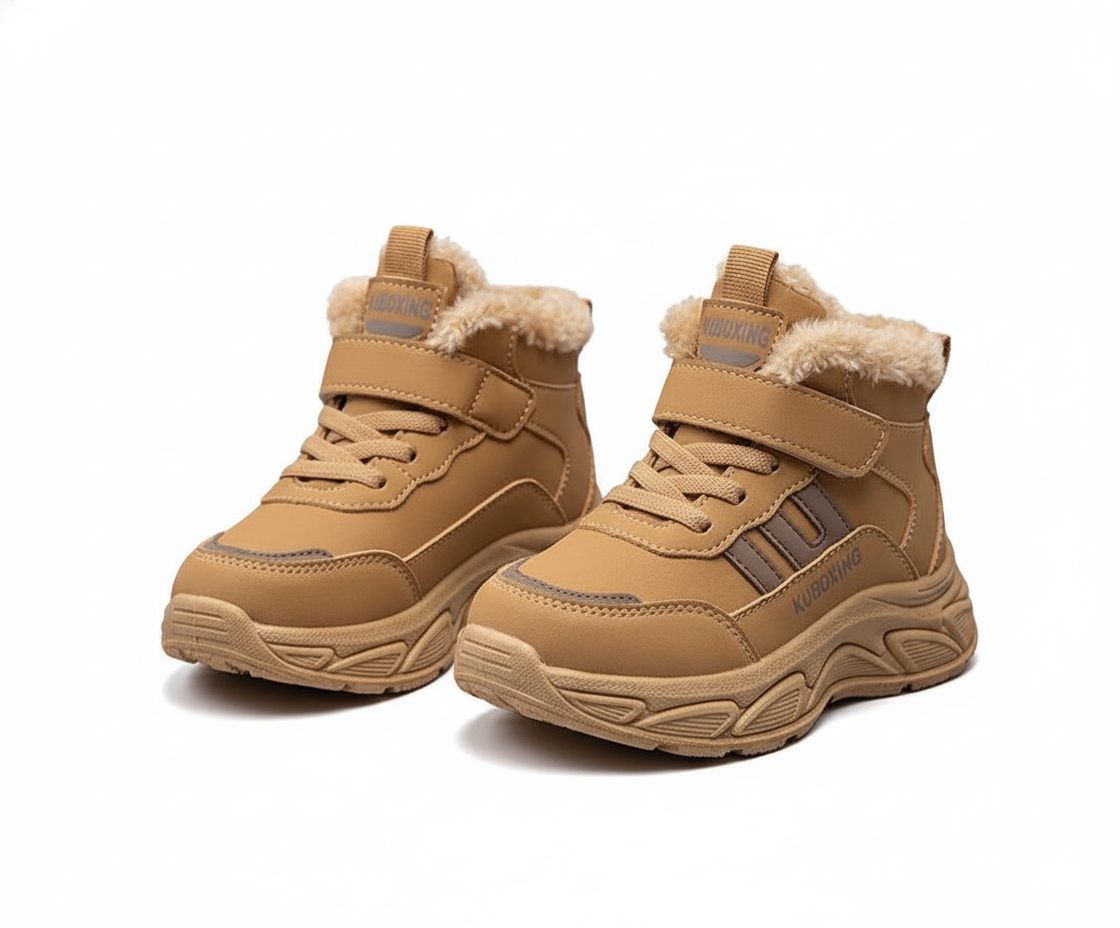Bota de invierno elegante con forro de peluche cálido y suave en España