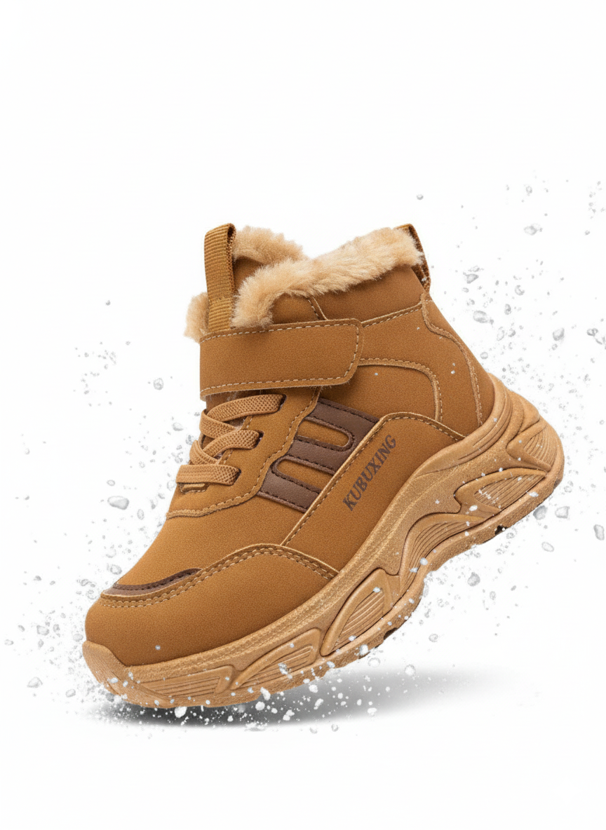 Bota de invierno elegante con forro de peluche cálido y suave en España