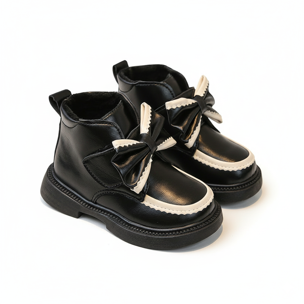 Zapato de invierno elegante con un lazo lujoso en España
