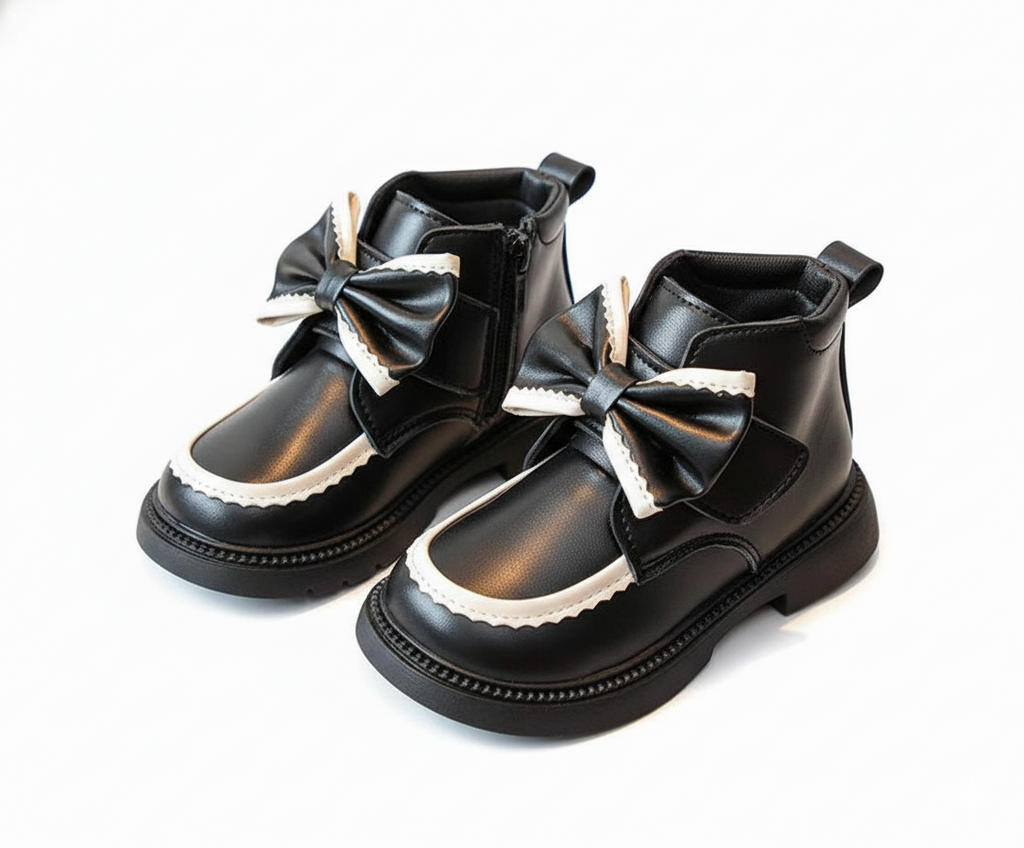 Zapato de invierno elegante con un lazo lujoso en España