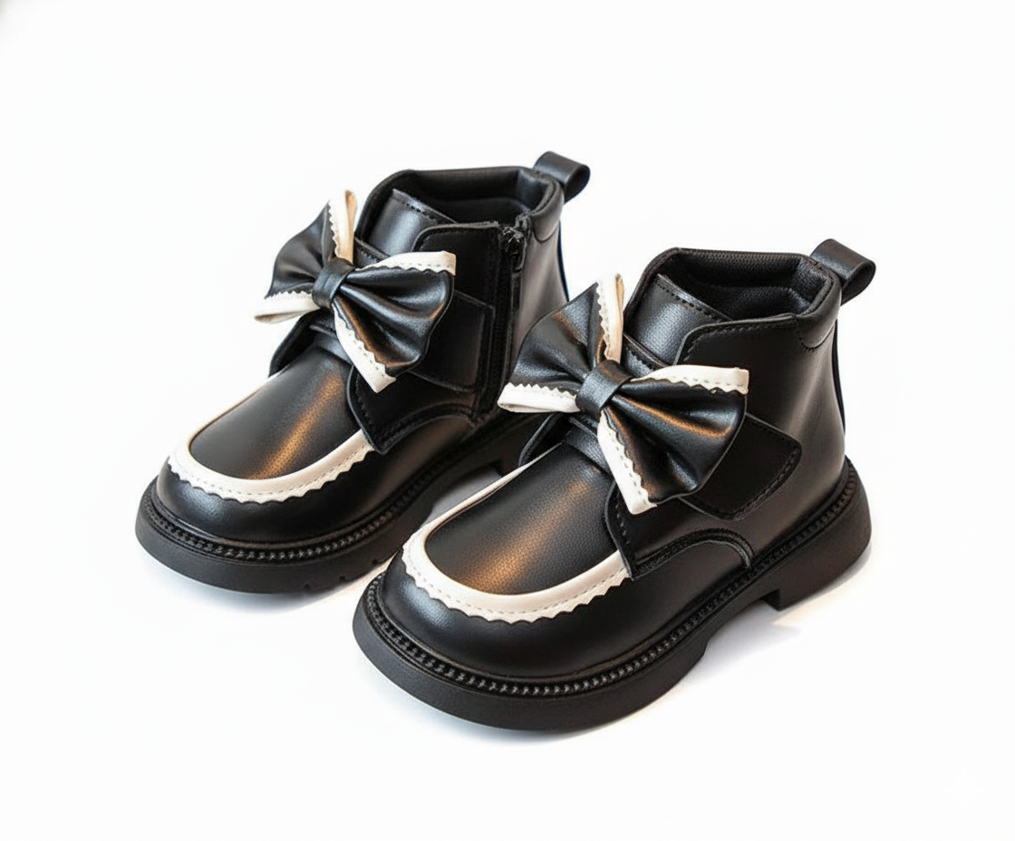 Zapato de invierno elegante con un lazo lujoso en España