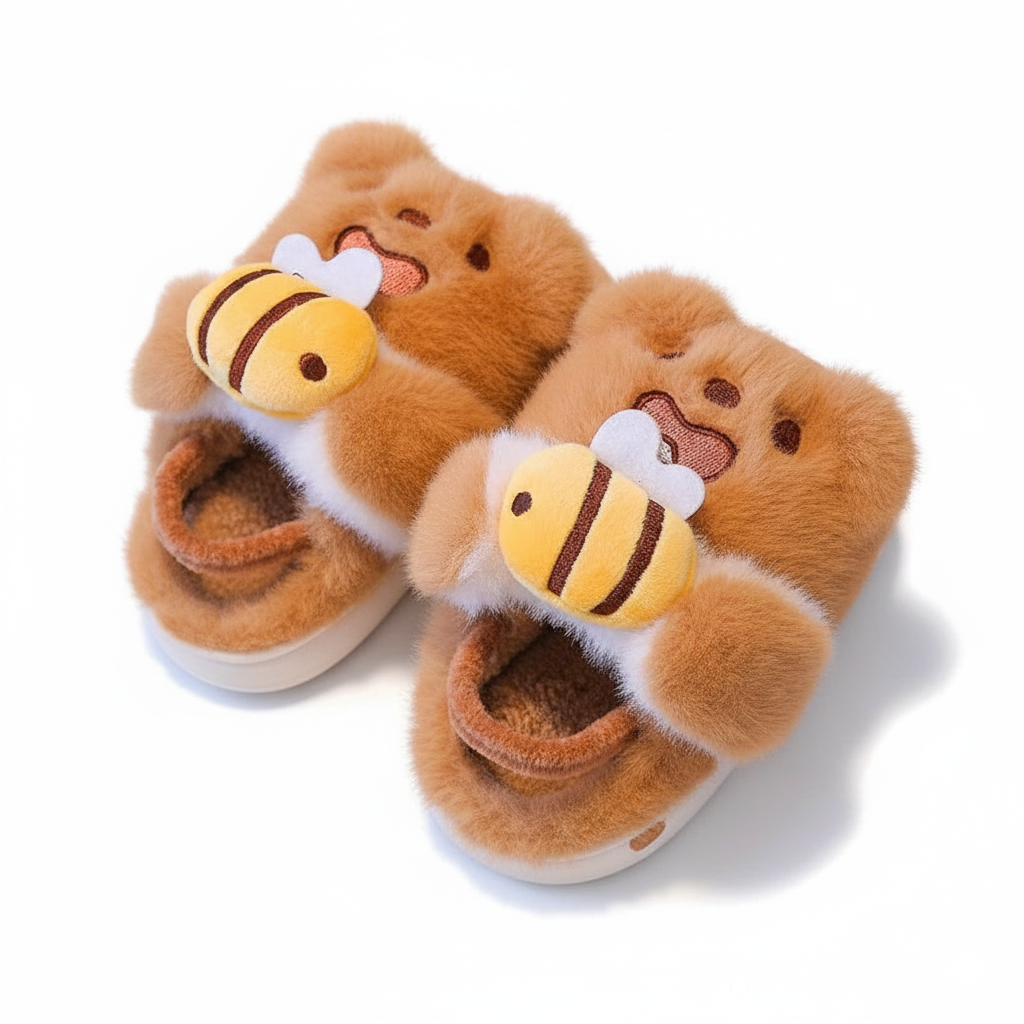 Pantuflas de invierno cálidas con diseño de dibujos animados en España