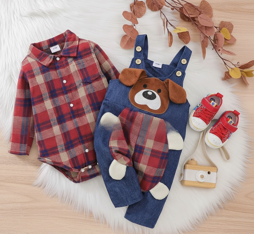 Conjunto completo de 2 piezas con zapatillas deportivas