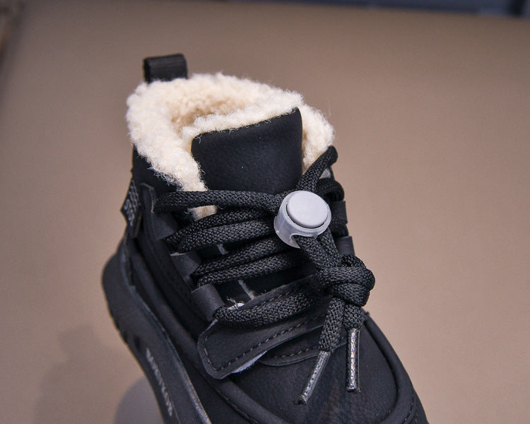 Botas de invierno cálidas con forro de piel suave en España