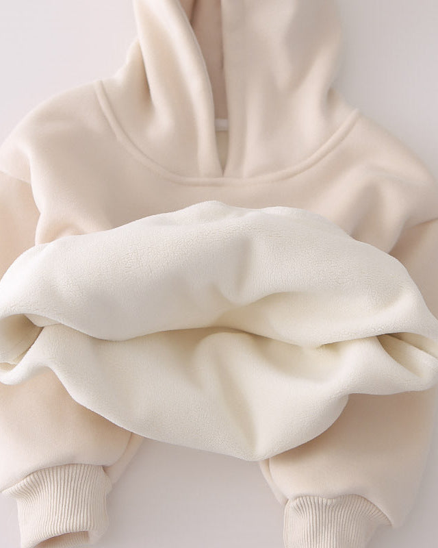 Conjunto de invierno bebé 3 piezas | ropa bebé invierno: sudadera, chaleco acolchado y pantalón con cintura elástica en España