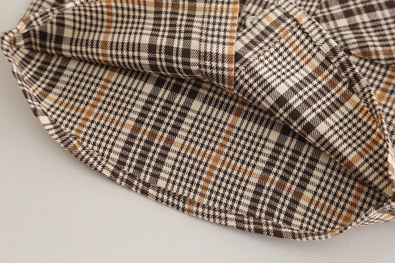 Conjunto niño 3 piezas ropa niño astronauta con chaqueta, camisa de cuadros y pantalón vaquero en España