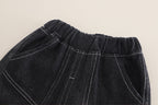 Conjunto bebé niño 3 piezas camisa tartán, camiseta y pantalón vaquero en España
