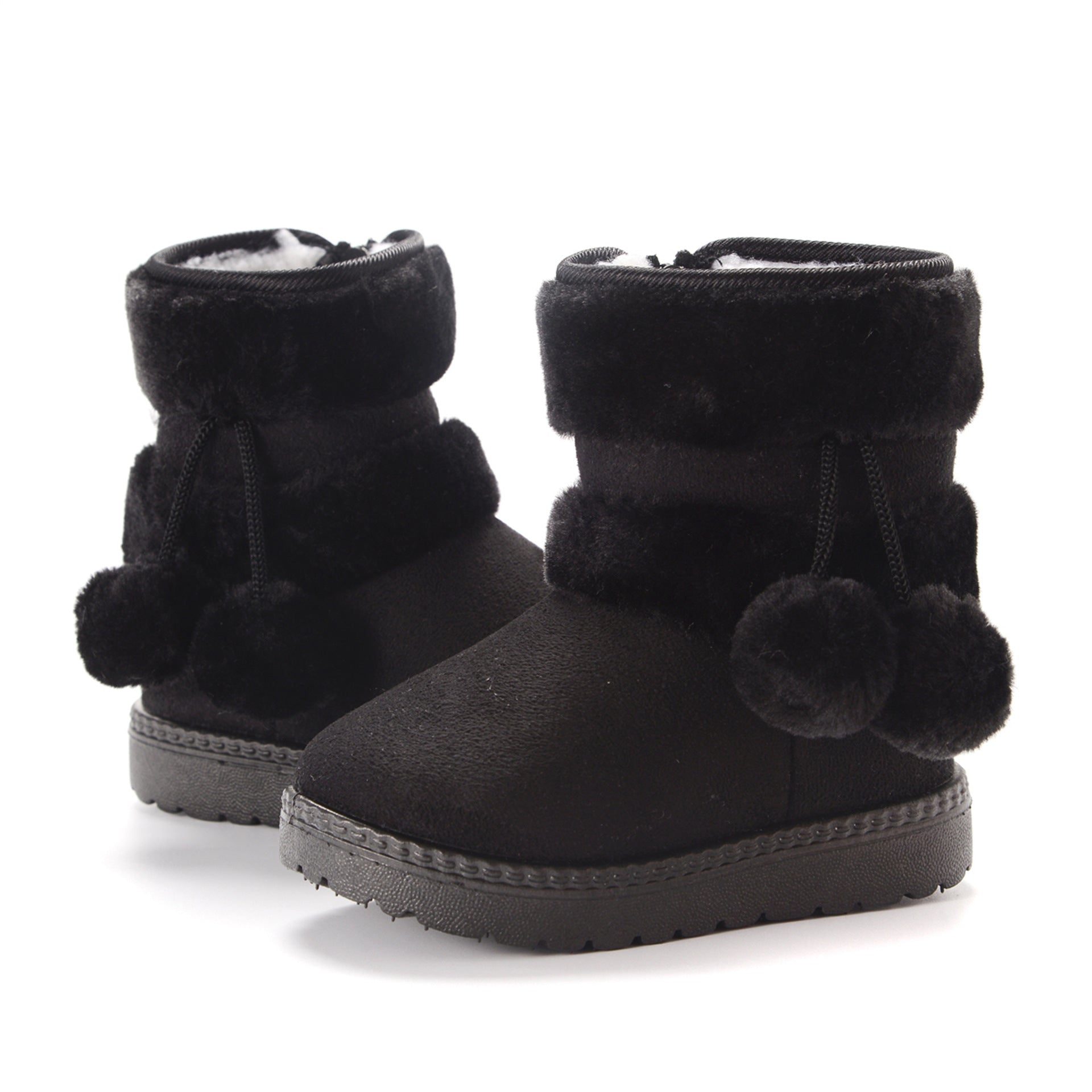 Bota cálida forrada de piel para el invierno en España