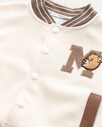 Conjunto niño invierno 3 piezas con chaqueta varsity, camiseta interior y pantalón largo,ropa infantil invierno en España