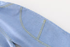 Conjunto niño 3 piezas ropa niño: chaqueta de algodón, camiseta de rayas y vaqueros cómodos en España